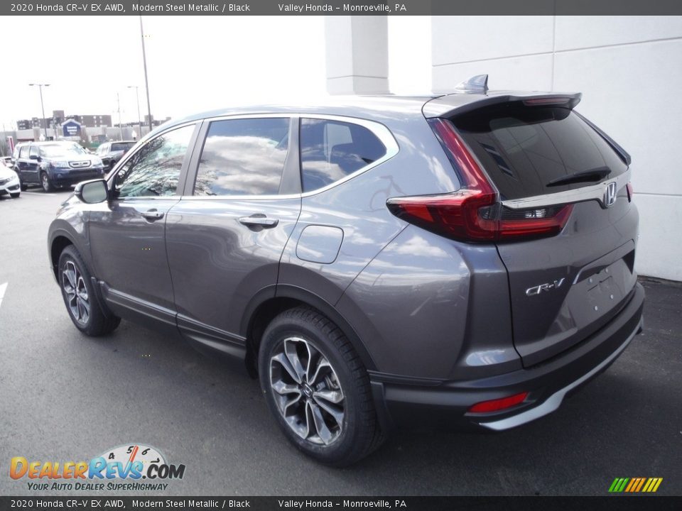 2020 Honda CR-V EX AWD Modern Steel Metallic / Black Photo #9