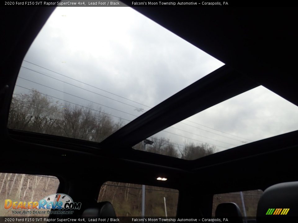 Sunroof of 2020 Ford F150 SVT Raptor SuperCrew 4x4 Photo #22