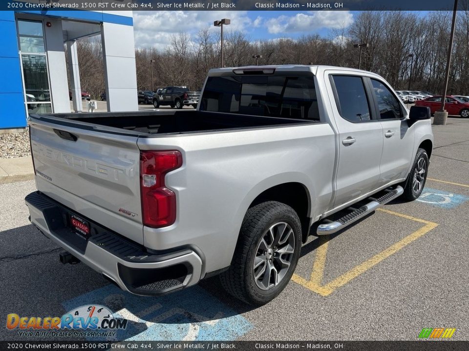 2020 Chevrolet Silverado 1500 RST Crew Cab 4x4 Silver Ice Metallic / Jet Black Photo #3