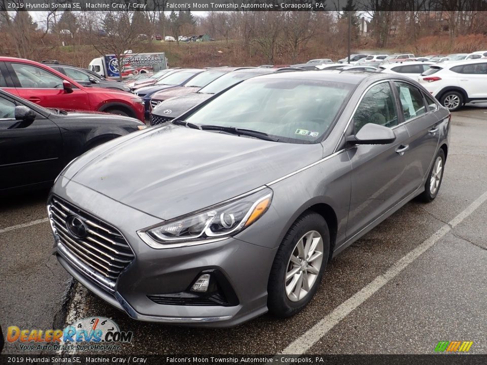 2019 Hyundai Sonata SE Machine Gray / Gray Photo #1