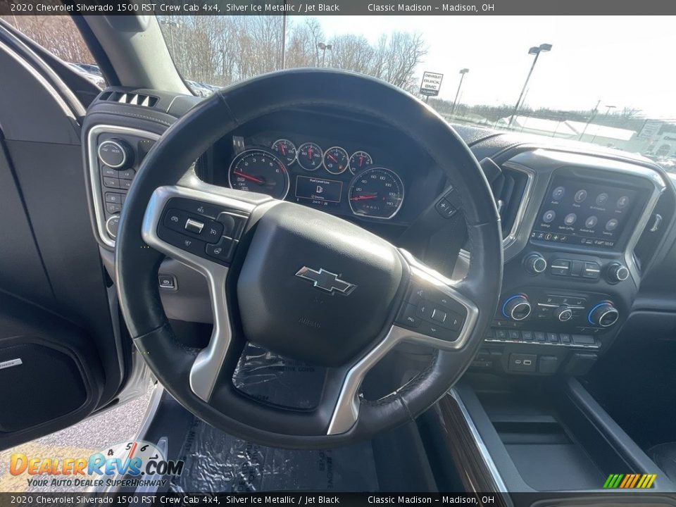 2020 Chevrolet Silverado 1500 RST Crew Cab 4x4 Silver Ice Metallic / Jet Black Photo #9
