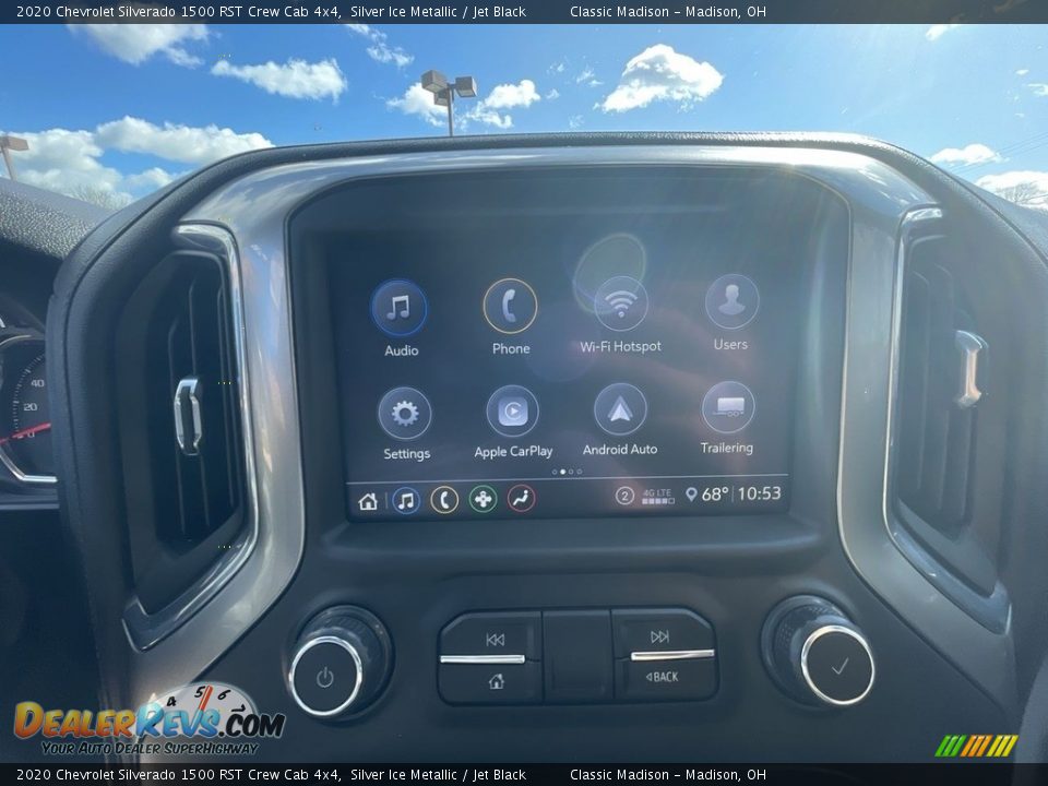 2020 Chevrolet Silverado 1500 RST Crew Cab 4x4 Silver Ice Metallic / Jet Black Photo #11
