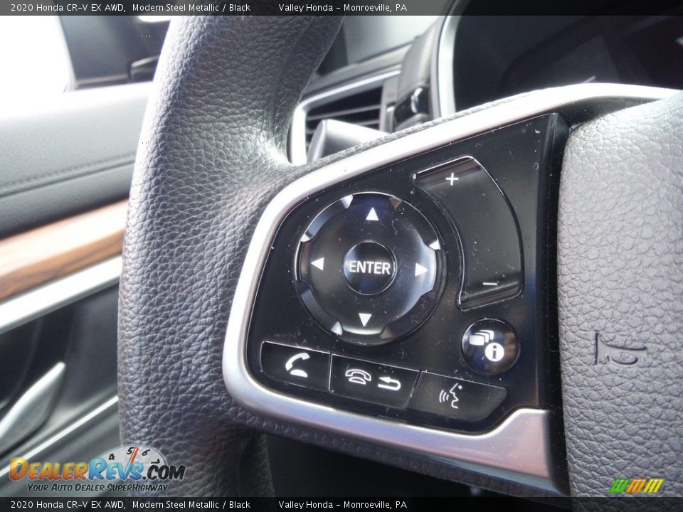 2020 Honda CR-V EX AWD Modern Steel Metallic / Black Photo #25