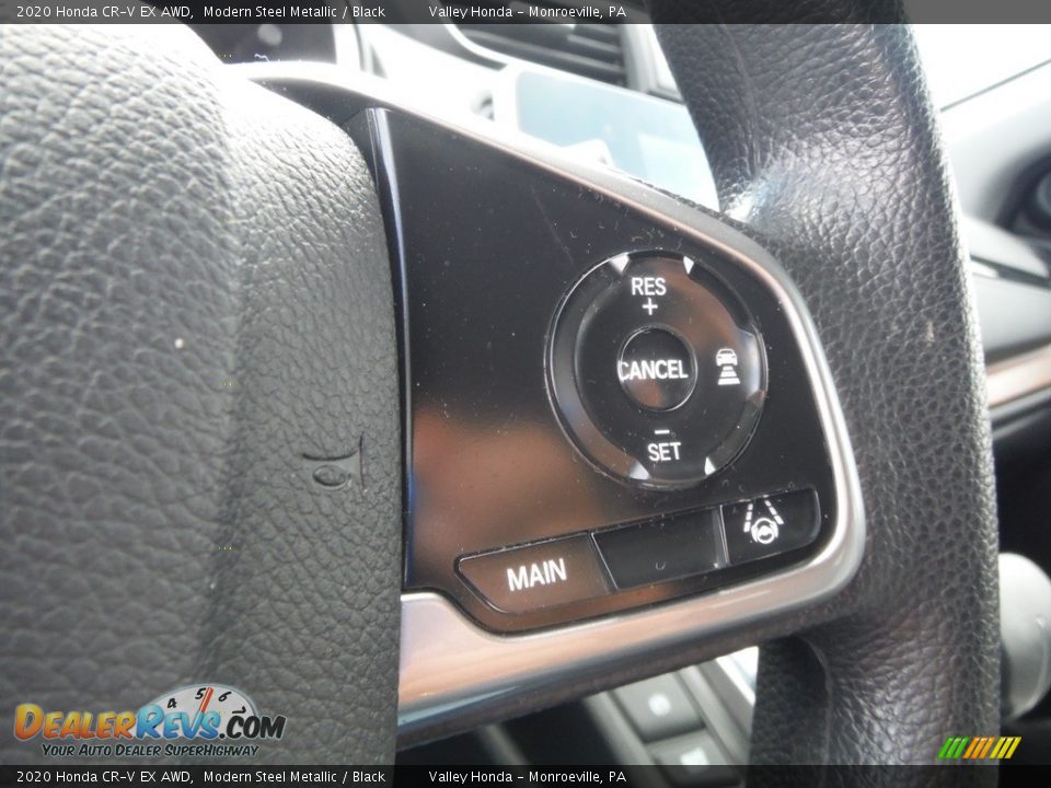 2020 Honda CR-V EX AWD Modern Steel Metallic / Black Photo #26
