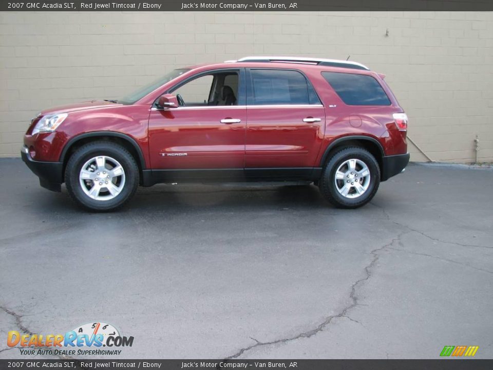 2007 GMC Acadia SLT Red Jewel Tintcoat / Ebony Photo #1