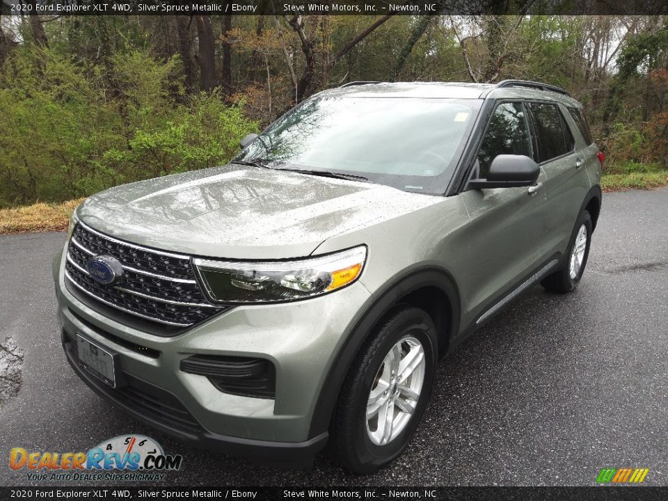 2020 Ford Explorer XLT 4WD Silver Spruce Metallic / Ebony Photo #2