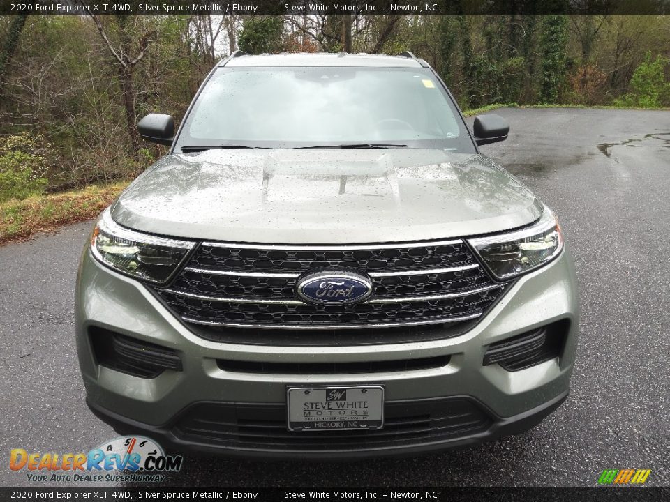 2020 Ford Explorer XLT 4WD Silver Spruce Metallic / Ebony Photo #3