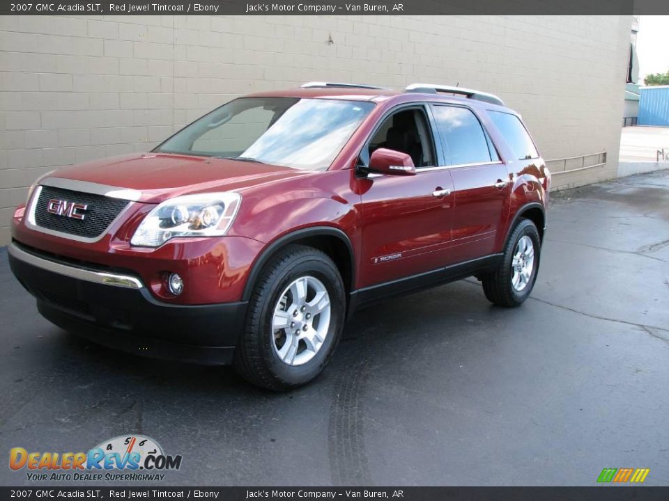 2007 GMC Acadia SLT Red Jewel Tintcoat / Ebony Photo #2