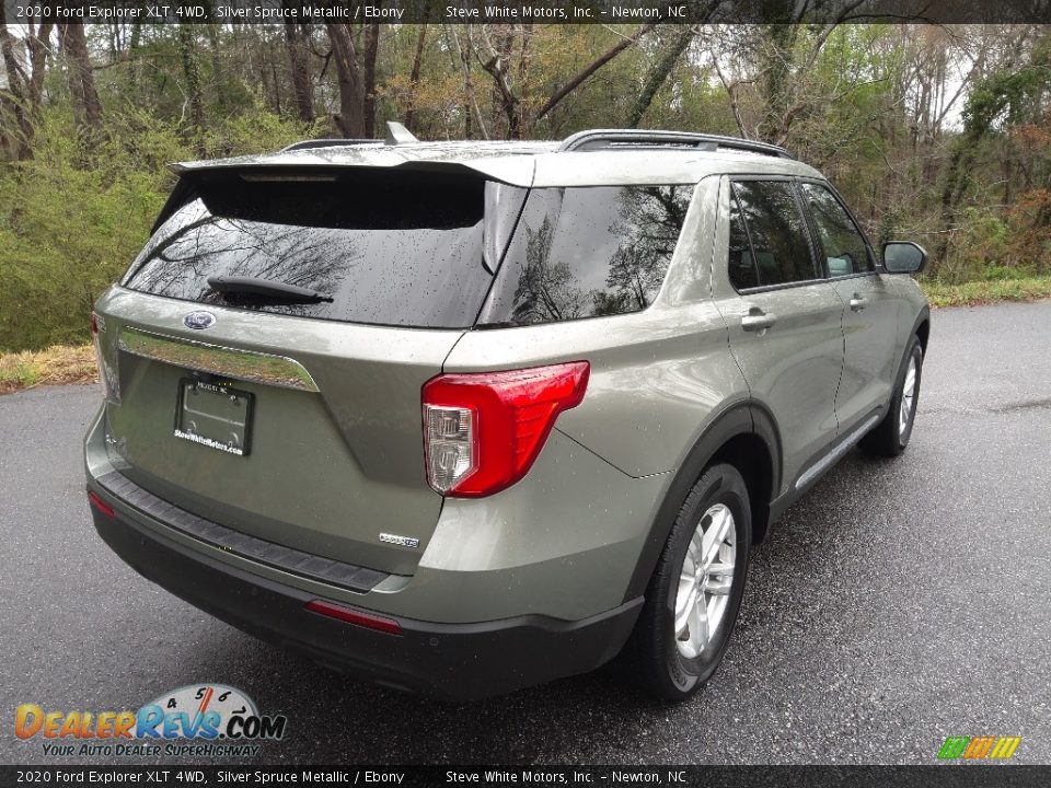 2020 Ford Explorer XLT 4WD Silver Spruce Metallic / Ebony Photo #7