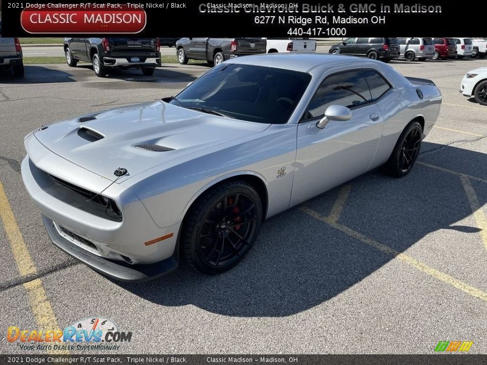 2021 Dodge Challenger R/T Scat Pack Triple Nickel / Black Photo #1