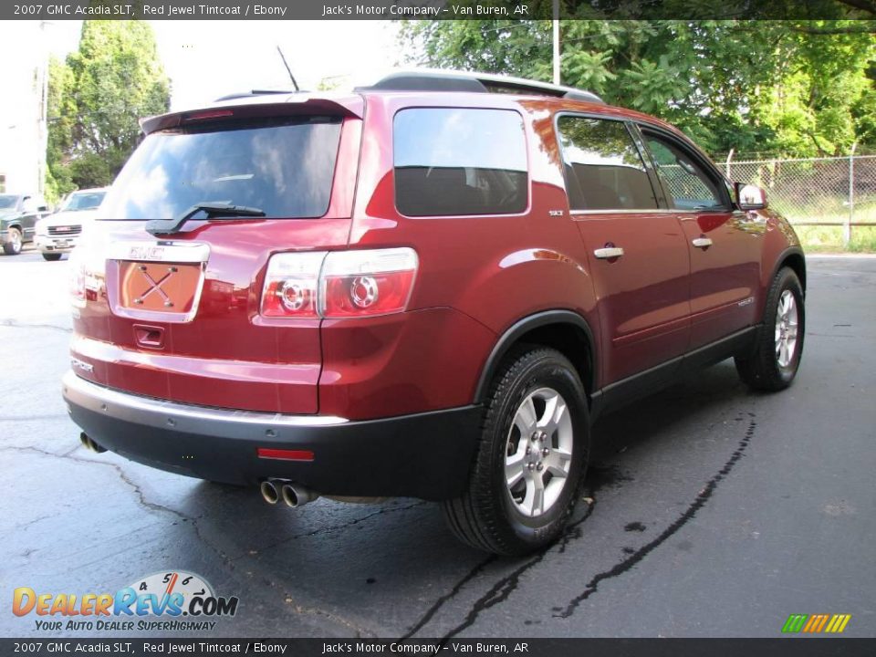 2007 GMC Acadia SLT Red Jewel Tintcoat / Ebony Photo #5
