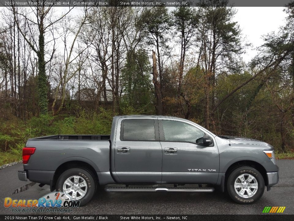 Gun Metallic 2019 Nissan Titan SV Crew Cab 4x4 Photo #5