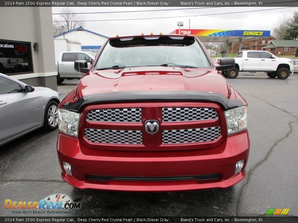 2014 Ram 1500 Express Regular Cab Deep Cherry Red Crystal Pearl / Black/Diesel Gray Photo #18