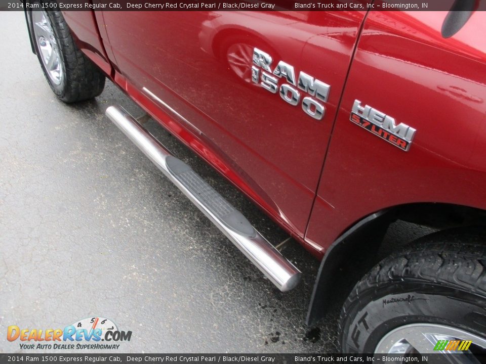 2014 Ram 1500 Express Regular Cab Deep Cherry Red Crystal Pearl / Black/Diesel Gray Photo #22