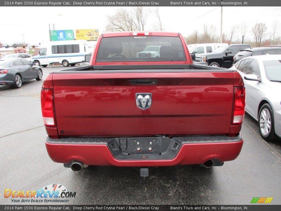 2014 Ram 1500 Express Regular Cab Deep Cherry Red Crystal Pearl / Black/Diesel Gray Photo #23