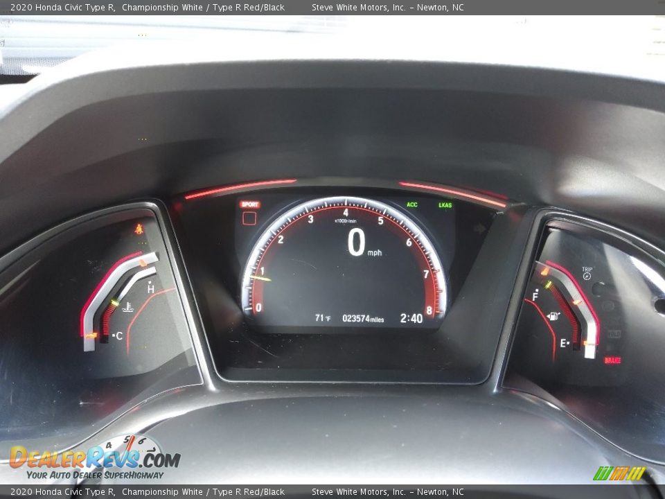 2020 Honda Civic Type R Gauges Photo #21