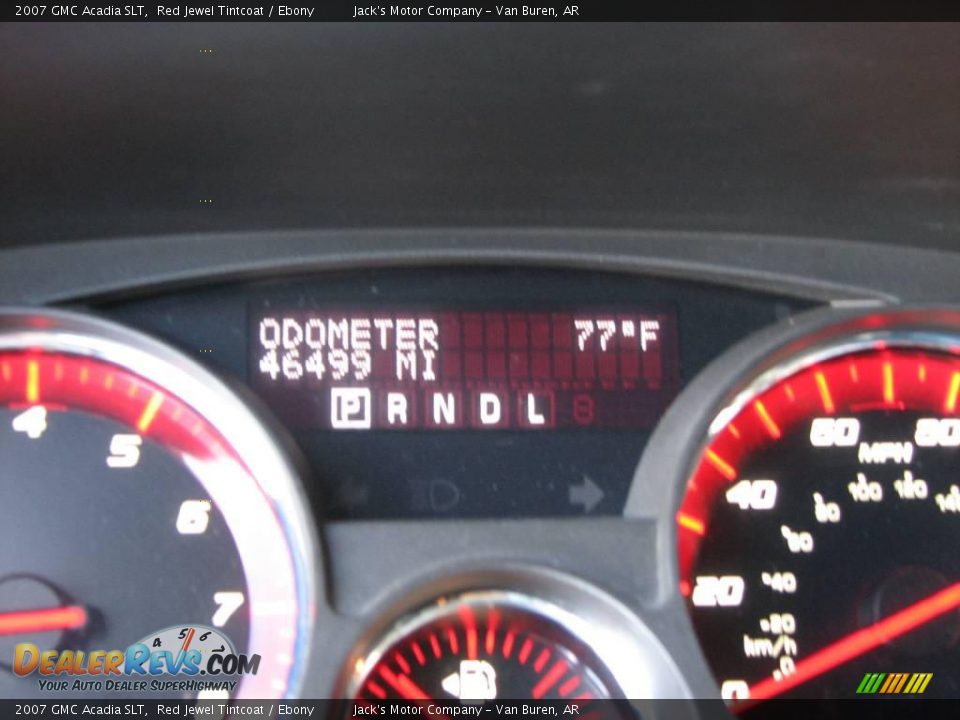 2007 GMC Acadia SLT Red Jewel Tintcoat / Ebony Photo #15