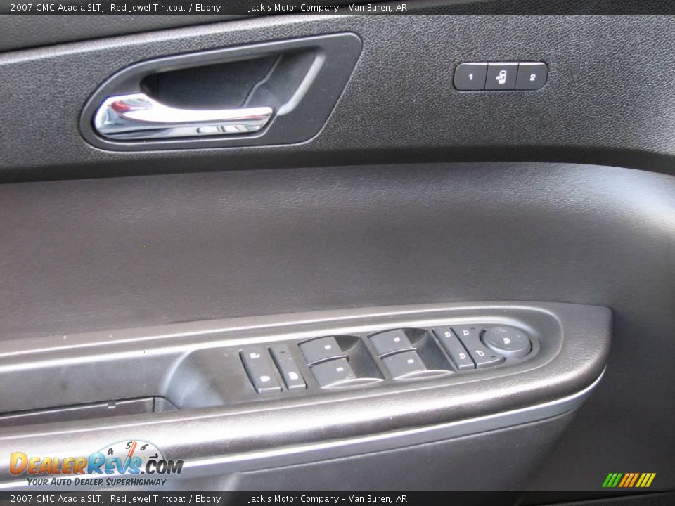 2007 GMC Acadia SLT Red Jewel Tintcoat / Ebony Photo #16