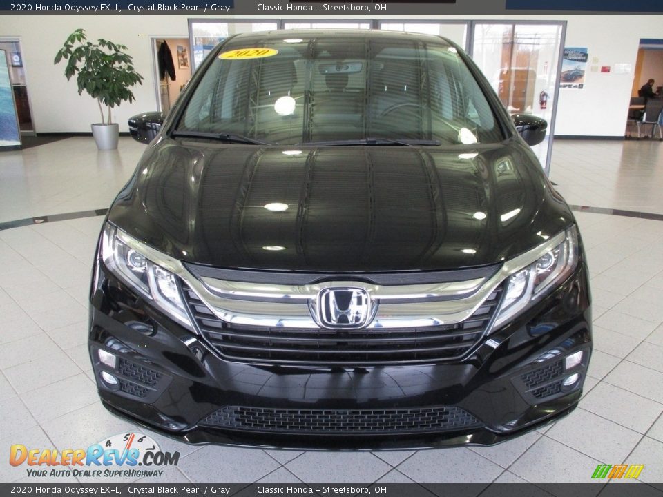 2020 Honda Odyssey EX-L Crystal Black Pearl / Gray Photo #2