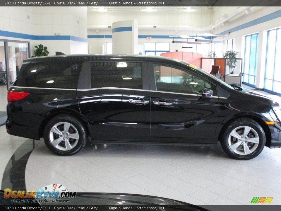 2020 Honda Odyssey EX-L Crystal Black Pearl / Gray Photo #4