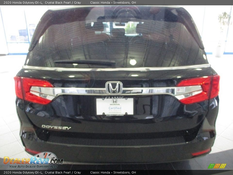 2020 Honda Odyssey EX-L Crystal Black Pearl / Gray Photo #8