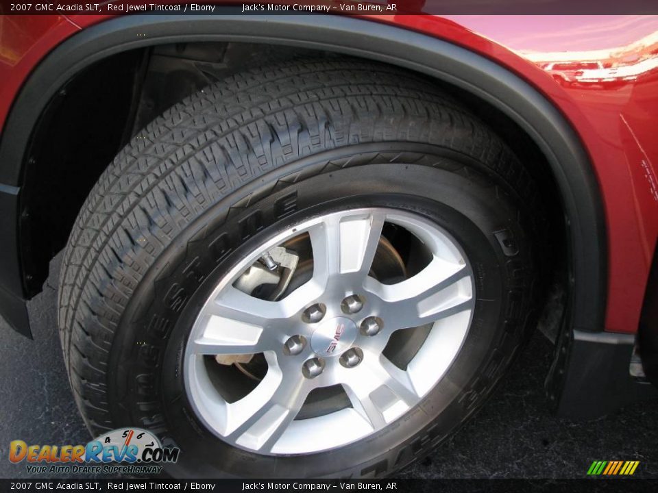 2007 GMC Acadia SLT Red Jewel Tintcoat / Ebony Photo #17
