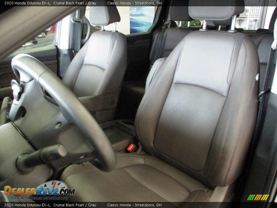 2020 Honda Odyssey EX-L Crystal Black Pearl / Gray Photo #28