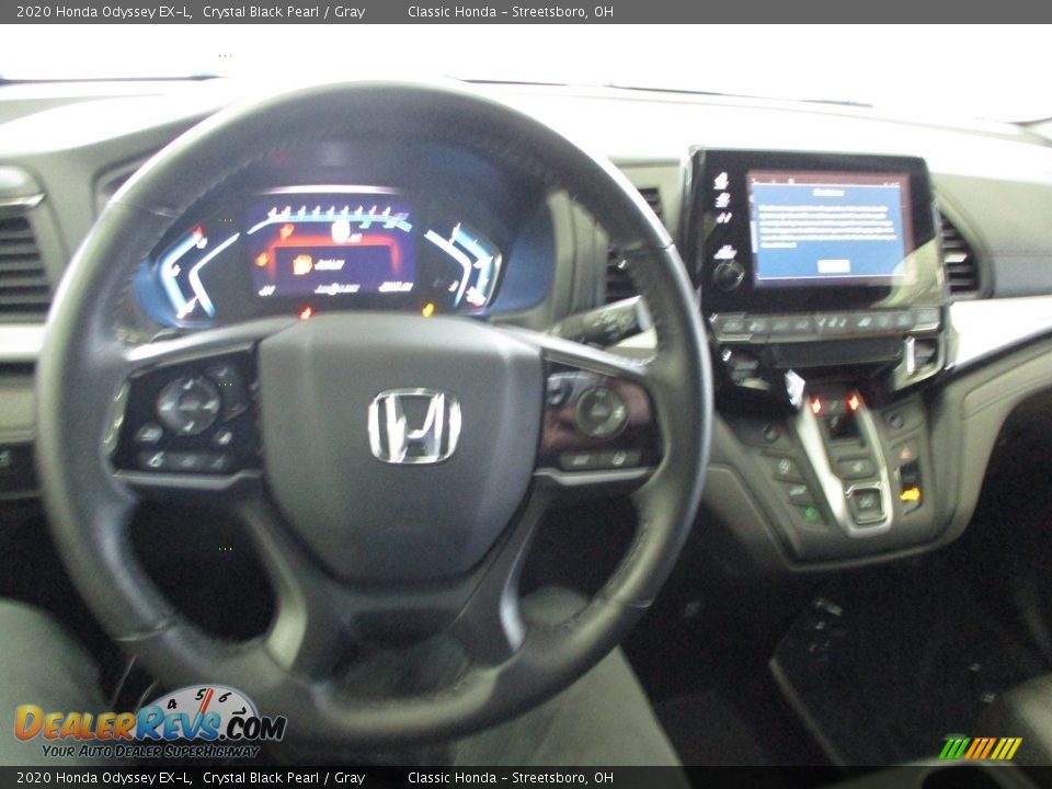2020 Honda Odyssey EX-L Crystal Black Pearl / Gray Photo #31