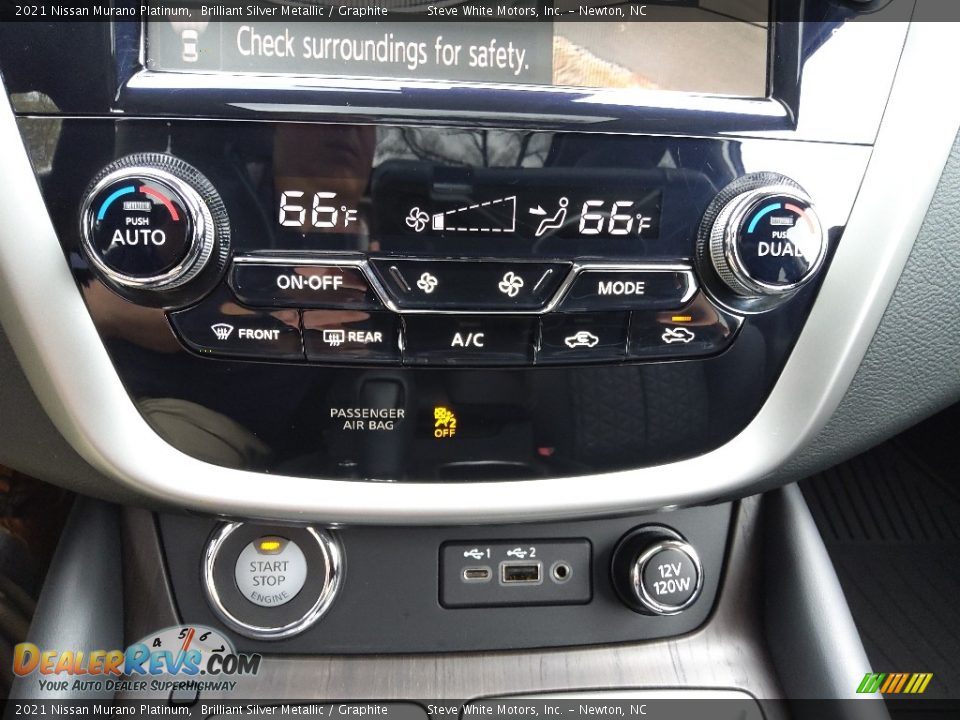 Controls of 2021 Nissan Murano Platinum Photo #27