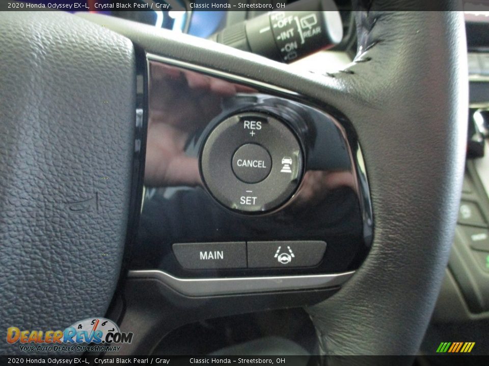 2020 Honda Odyssey EX-L Crystal Black Pearl / Gray Photo #36