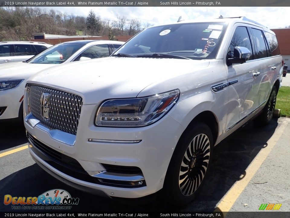 2019 Lincoln Navigator Black Label 4x4 White Platinum Metallic Tri-Coat / Alpine Photo #1