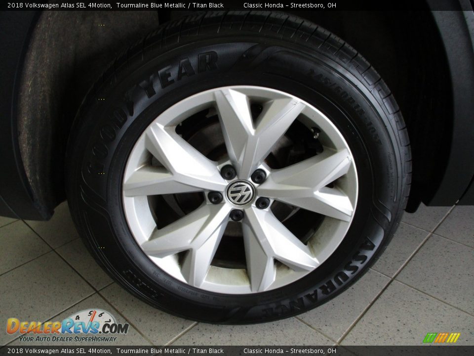 2018 Volkswagen Atlas SEL 4Motion Tourmaline Blue Metallic / Titan Black Photo #6