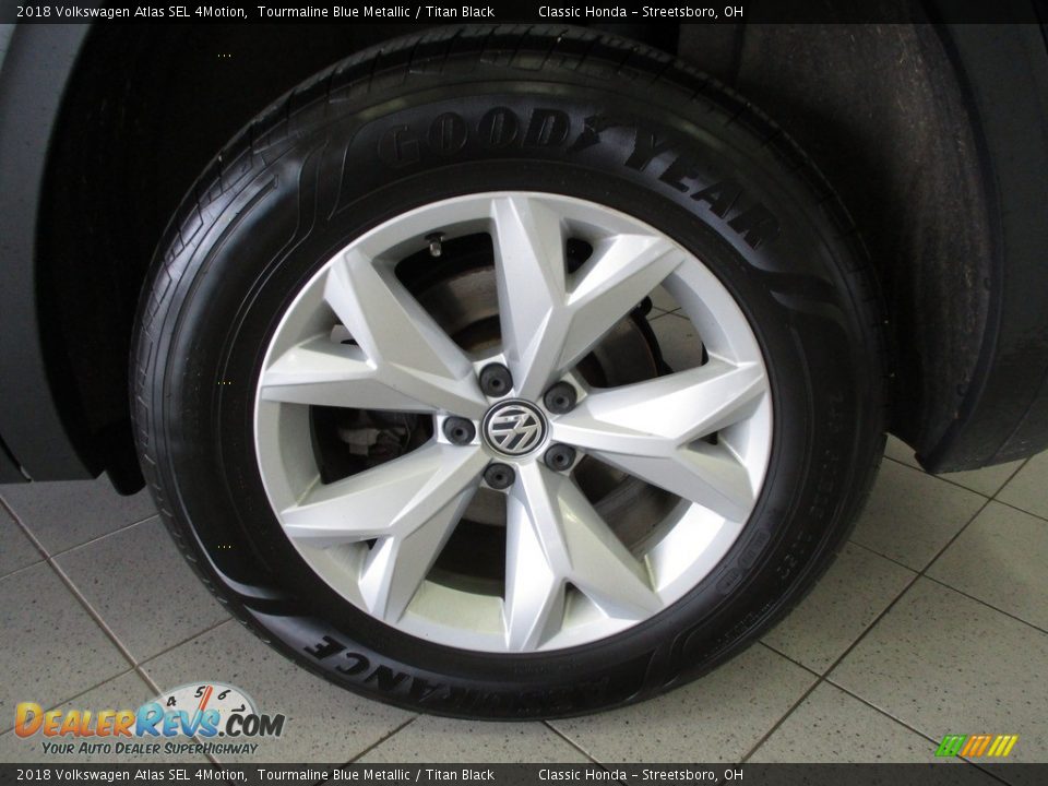 2018 Volkswagen Atlas SEL 4Motion Tourmaline Blue Metallic / Titan Black Photo #11