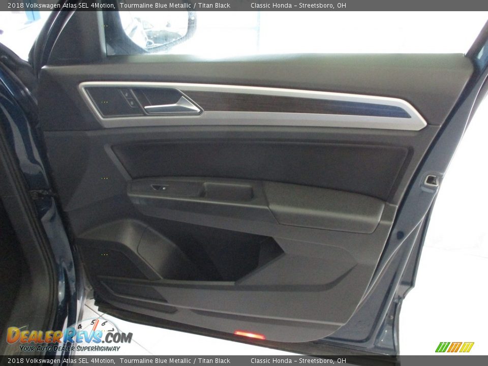 2018 Volkswagen Atlas SEL 4Motion Tourmaline Blue Metallic / Titan Black Photo #14