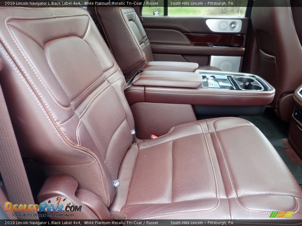 Rear Seat of 2019 Lincoln Navigator L Black Label 4x4 Photo #14