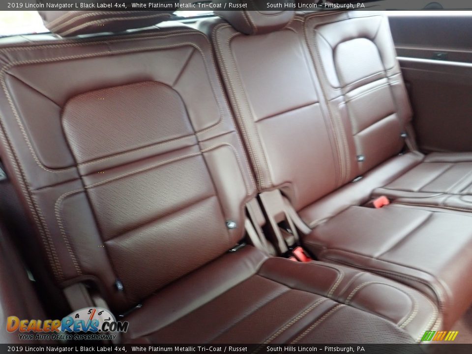Rear Seat of 2019 Lincoln Navigator L Black Label 4x4 Photo #15