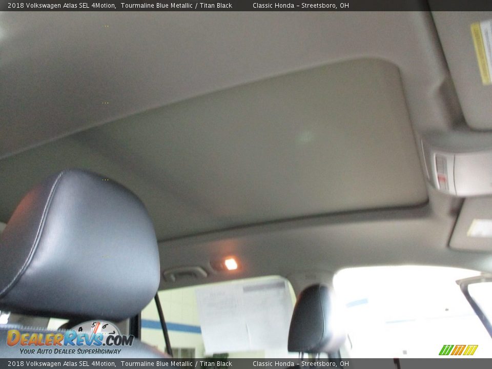 2018 Volkswagen Atlas SEL 4Motion Tourmaline Blue Metallic / Titan Black Photo #17