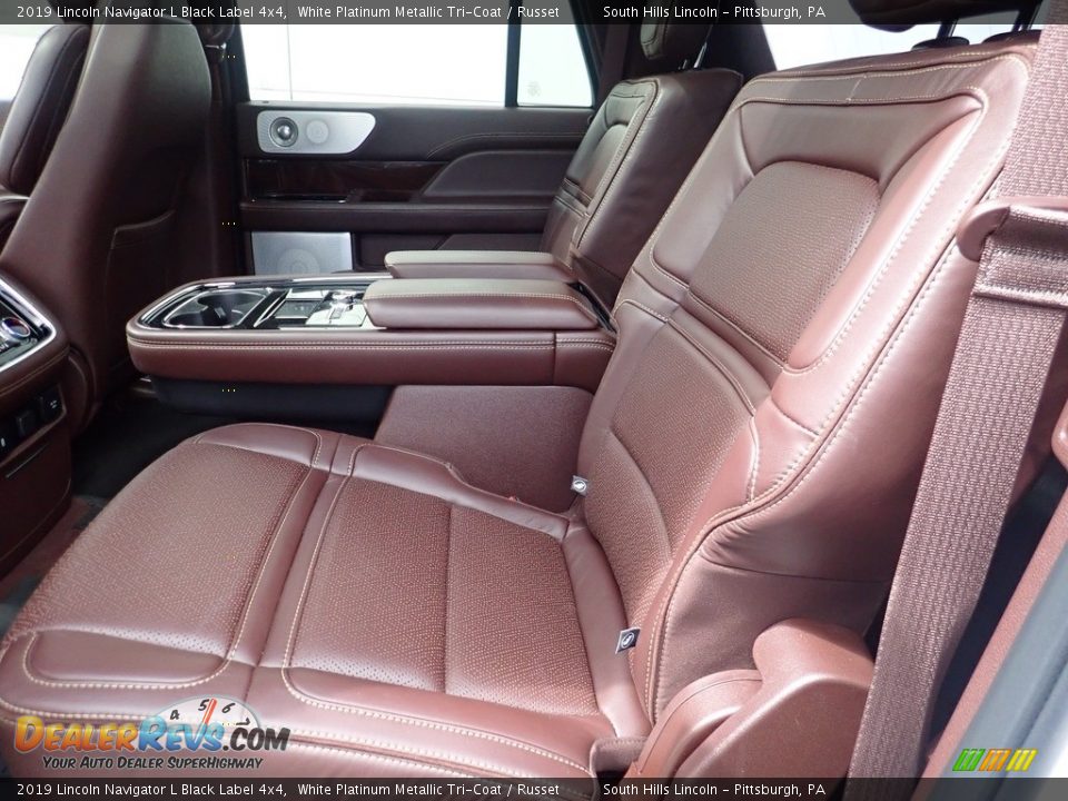Rear Seat of 2019 Lincoln Navigator L Black Label 4x4 Photo #17