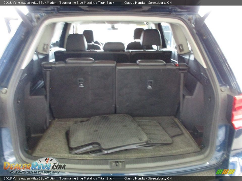 2018 Volkswagen Atlas SEL 4Motion Tourmaline Blue Metallic / Titan Black Photo #21