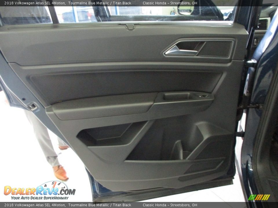 2018 Volkswagen Atlas SEL 4Motion Tourmaline Blue Metallic / Titan Black Photo #23
