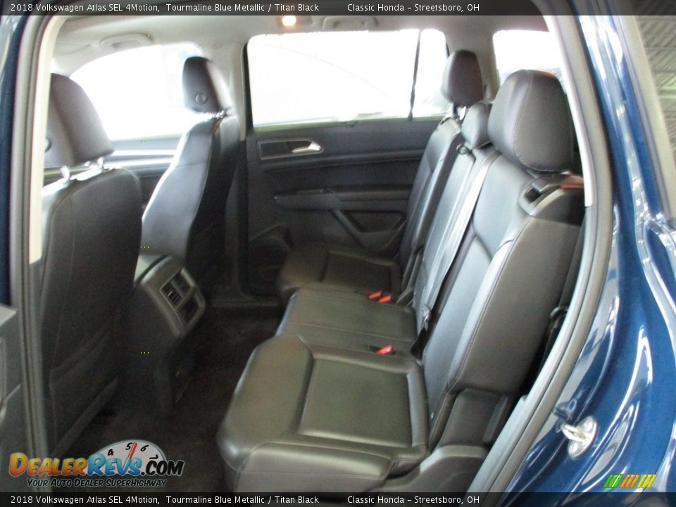 2018 Volkswagen Atlas SEL 4Motion Tourmaline Blue Metallic / Titan Black Photo #25