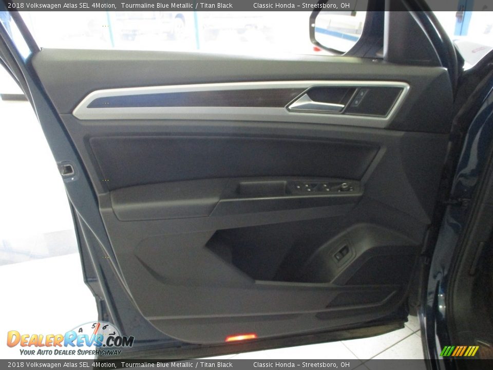 2018 Volkswagen Atlas SEL 4Motion Tourmaline Blue Metallic / Titan Black Photo #27