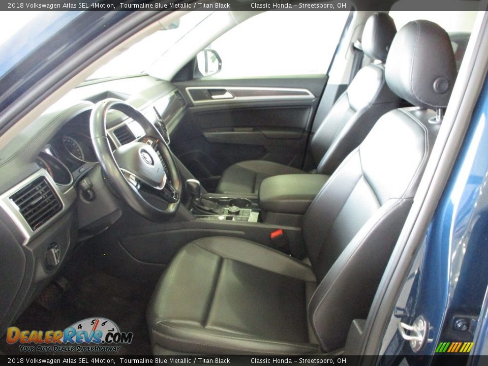 2018 Volkswagen Atlas SEL 4Motion Tourmaline Blue Metallic / Titan Black Photo #29
