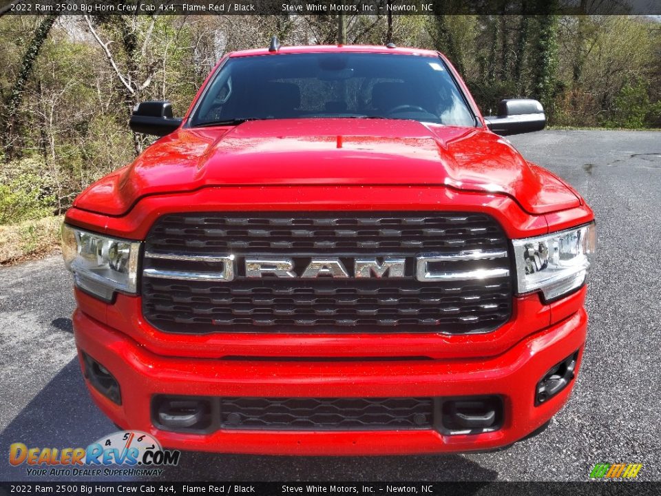 2022 Ram 2500 Big Horn Crew Cab 4x4 Flame Red / Black Photo #3