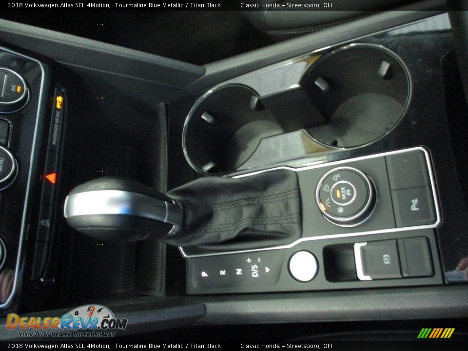 2018 Volkswagen Atlas SEL 4Motion Tourmaline Blue Metallic / Titan Black Photo #34