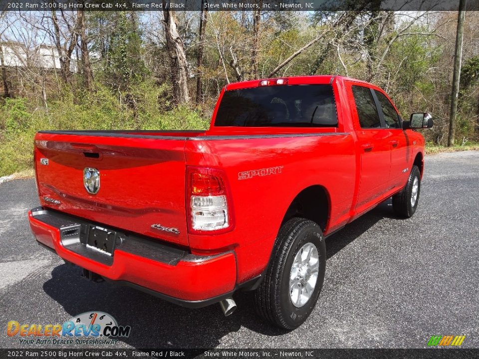 2022 Ram 2500 Big Horn Crew Cab 4x4 Flame Red / Black Photo #6