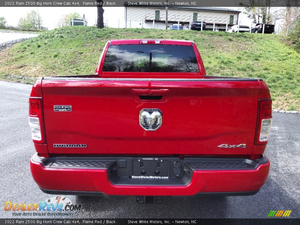 2022 Ram 2500 Big Horn Crew Cab 4x4 Flame Red / Black Photo #7