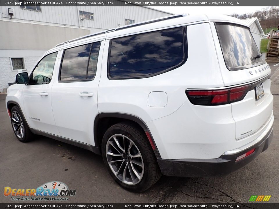 2022 Jeep Wagoneer Series III 4x4 Bright White / Sea Salt/Black Photo #3