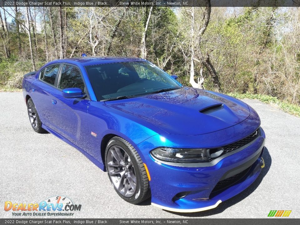 Front 3/4 View of 2022 Dodge Charger Scat Pack Plus Photo #4