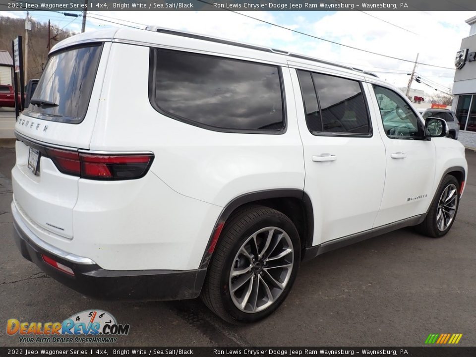 2022 Jeep Wagoneer Series III 4x4 Bright White / Sea Salt/Black Photo #6